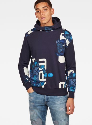 Graphic Shield 1 Core Hooded Sweater